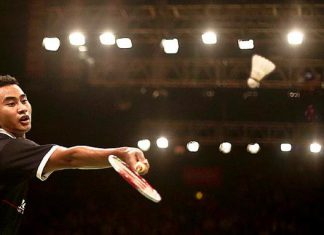 People generally have high expectations of Tommy because he is the son of former badminton world champion Icuk Sugiarto