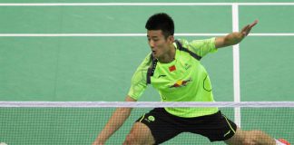 Chen Long defeated Boonsak Ponsana 21-16, 21-8