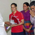 Saina Nehwal with her mom Usha Nehwal