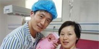Cai Yun and his baby's mother