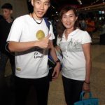 Lee Chong Wei and his mother