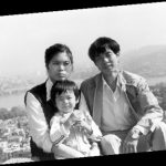 Lin Dan with his father and mother