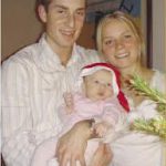 Peter Gade, his wife and daughter