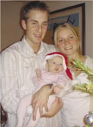 Peter Gade, his wife and daughter - BadmintonPlanet.com