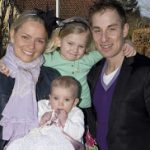 Peter Gade, his wife and his daughters