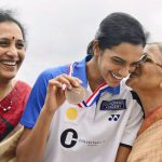 PV Sindhu and her family