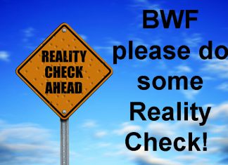 Out of touch, incompetence and what other terms can I use to describe BWF? Let me know!