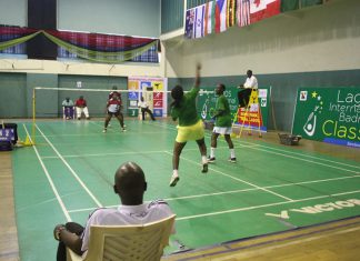 South Africa and Nigeria are two strong badminton countries from Africa