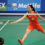 Wang Shixian together with her boyfriend - Chen Long are both in the semi-finals of Indonesia Open