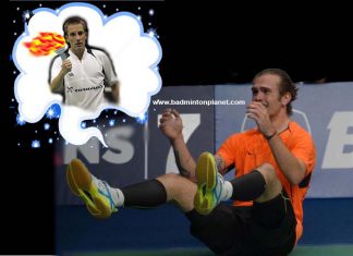 Peter Gade to Jan O Jorgensen - Passing of the torch :-)