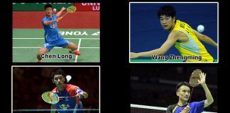 The fantastic four of China - Chen Long, Wang Zhengming, Tian Houwei, Du Pengyu