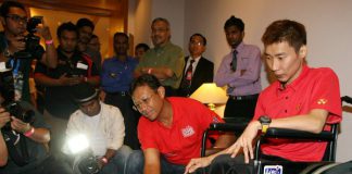 Chong Wei, we would like to wish you a speedy recovery!