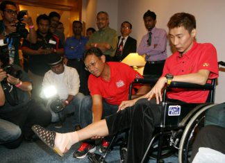Chong Wei, we would like to wish you a speedy recovery!