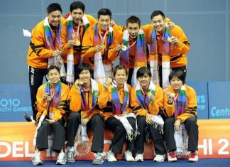 Special moments and great memories for the Malaysia team at the 2010 Commonwealth Games