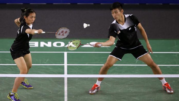 Lai Pei Jing (left) and Chan Peng Soon in Glasgow Commonwealth Games Lai Pei Jing (left) and Chan Peng Soon in Glasgow Commonwealth Games