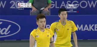 Can Tan Wee Kiong-Goh V Shem (right) bring back the men's doubles gold medal?