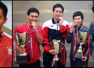 Simon Santoso, Mohammad Ahsan, Hendra Setiawan, Liliyana Natsir dan Tontowi Ahmad have pulled out from World Championships (from left)