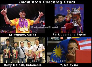 Successful badminton head coaches