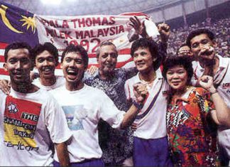 Tan Sri Elyas Omar (4th from left) is the most successful president of BAM in the past 22 years