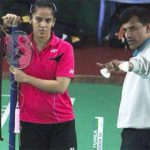 Saina Nehwal: I want Vimal Kumar at Asian Games Saina Nehwal and her new coach Vimal Kumar at a training session