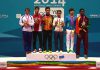 Malaysia wins three titles at Malaysia Intl. Under-19 Champs Nanjing Youth Olympics mixed doubles gold medalist Cheam June Wei (3rd from left) falters in the final