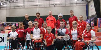 Athletes of England Para-Badminton squad