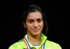 P V Sindhu with her bronze medal at the World Badminton Championships