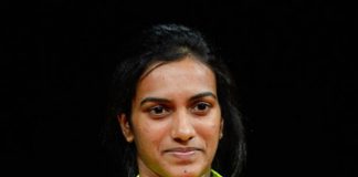 P V Sindhu with her bronze medal at the World Badminton Championships