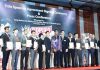 Team managers at the launch of the Malaysia's Kopiko Purple Badminton League