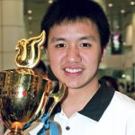 Zulfadli vs Daren Liew in Perak Open semis Zulfadli Zulkiffli with his world junior championships trophy