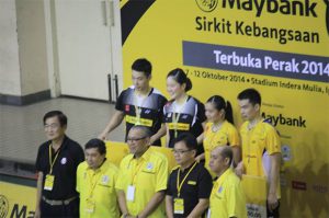 Chan Peng Soon, Ng Hui Lin, Lai Pei Jing, Tan Aik Quan (back row, from left)