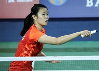 Li Xue Rui is going strong in Denmark Open