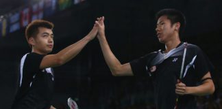 Tan Wee Kiong (left) - Goh V Shem suffer French Open exit on Friday