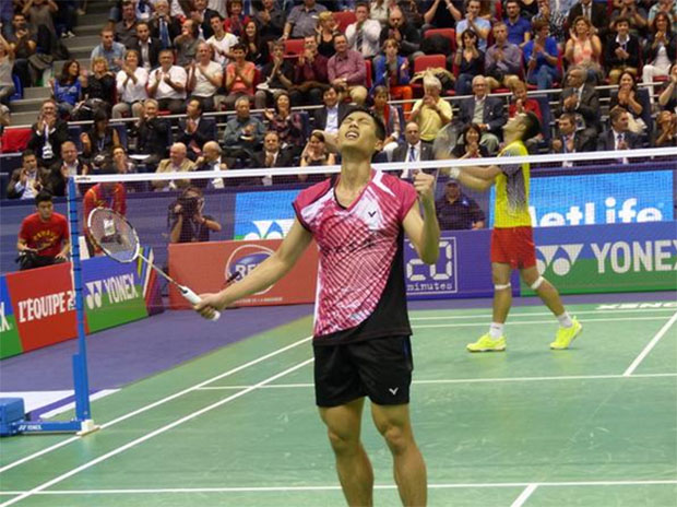 Chou Tien Chen triumphs after hard-fought final with Wang Zhengming