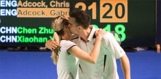 Chris and Gabby Adcock at the Bitburger Open