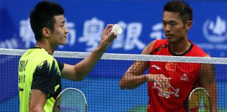 Chen Long (left) and Lin Dan are the China Open favorites