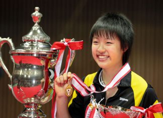 At the age of 16, Nozomi Okuhara, became the youngest women's singles champion ever at the All Japan Badminton Championships in 2011