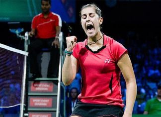Carolina Marin cruisese into Hong Kong Open semi-final