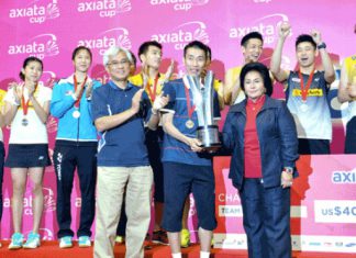 The World No 1 Lee Chong Wei guided Malaysia to a 3-1 Axiata Cup win over Thailand in 2013.
