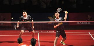Hoon Thien How and Tan Boon Heong at the 2014 Axiata Cup