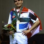 Poul-Erik Hoyer Larsen won men's singles gold medal at the 1996 Atlanta Olympics