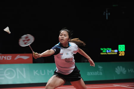 Ratchanok Intanon has higher winning percentage against Ballaetrix Manuputty in the Axiata Cup final