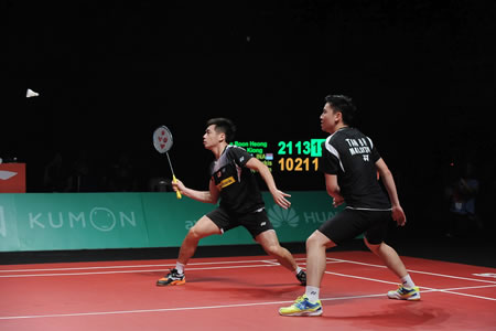 Tan Wee Kiong and Tan Boon Heong (right) clearly stood out as the most consistently reliable players in the Malaysia team