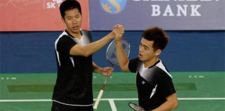 Wish Goh V Shem (left) and Tan Wee Kiong a successful 2015