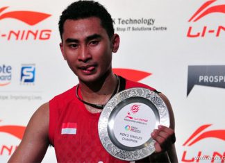 Tommy Sugiarto plays in next year’s Yonex Sunrise Malaysia Grand Prix Gold from Jan 13-18