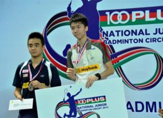 BAM should start giving young shuttler such as Lim Chi Wing (right) more exposure at the senior level tournament