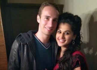 Danish badminton player Mathias Boe and his girl friend Indian actress Taapsee Pannu