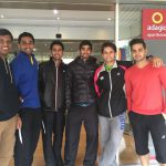 Kidambi Srikanth (third right), Parupalli Kashyap (second right) advance to third round of Syed Modi Badminton