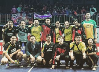 Cheras BC give Puchong United BC a good fight on Friday before wilting late (photo: Cheras BC)