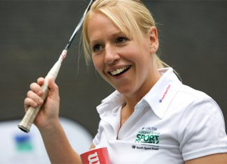 Gail Emms is one of the hottest female badminton players in the 2000's